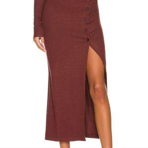 ALIX NYC Fordham Skirt Size XS Color Clove (Bottom to a Set)